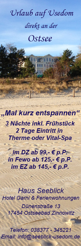 Angebot Usedom